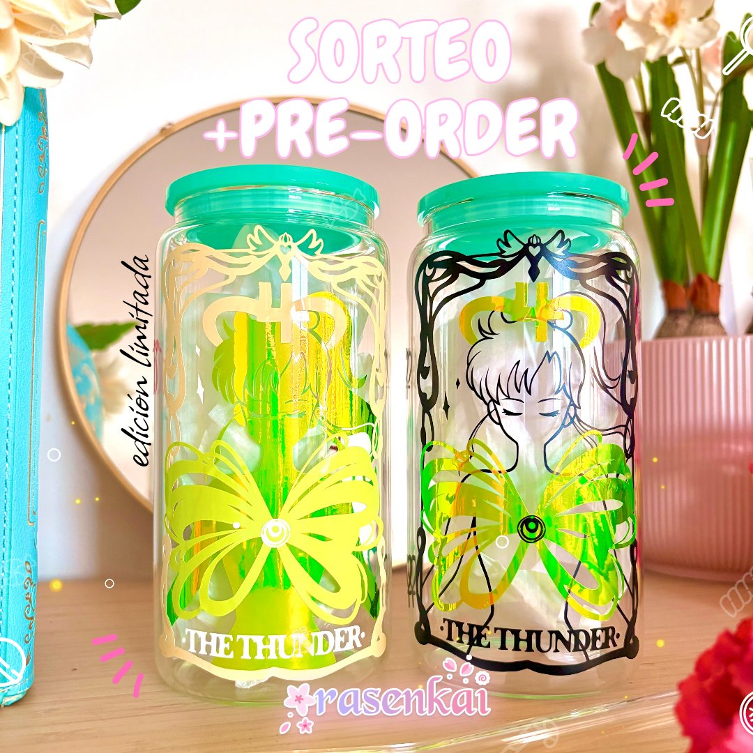 rasenkai7's tweet photo. 🌸✨SORTEO + PRE-ORDER✨🌸

Llévate un vaso de cristal de Sailor Júpiter y disfruta de tus bebidas con un toque lunar🌙

🌷Qué hacer:

☀️Seguirme en @rasenkai7
☀️Dar RT y like a la publicación💚
☀️Etiquetar a un amigx en los comentarios💬
Hasta el 10/9🗓️
#SailorMoon
+info⬇️ https://t.co/JCnVOjQBr8