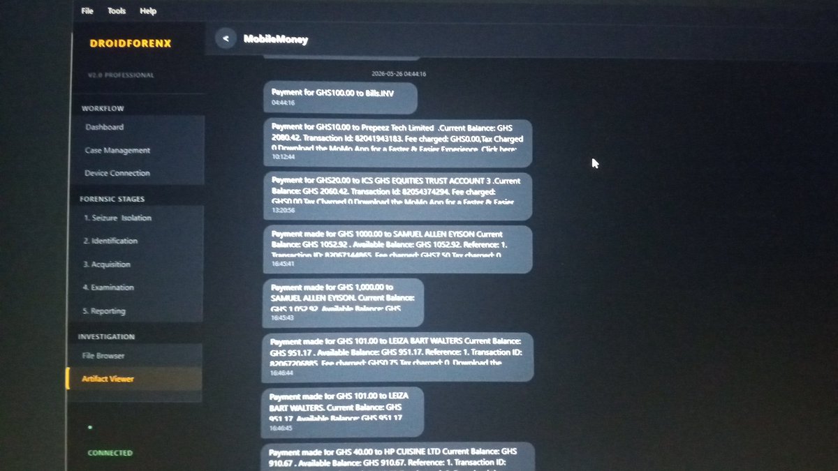 Tecxe_FI's tweet photo. Mini project : Android forensic https://t.co/w0ZKpodO82