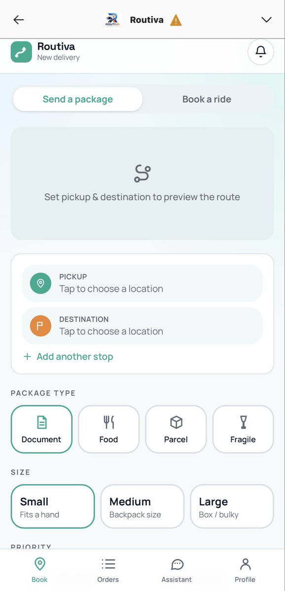 therealsunyemvy's tweet photo. 🚀 Routiva just got another important update!

We’ve removed automated/demo delivery requests so riders now see only real delivery & ride requests created by real customers. 🛵📦

Now I need the Pi community to put it to the test! 👀

👤 As a customer:
Create an actual delivery or ride request and see how the experience feels.

🛵 As a rider:
Check for active requests, accept genuine orders, and test the rider experience.

💬 Then tell me what works, what doesn’t, and what you’d improve.

Routiva (still on Testnet) is being built with Pi App Studio on Pi Network, and your feedback can help shape what comes next. 💜

Don’t just look at it. Test it. Break it. Give me feedback. 🔥

@PiCoreTeam #PiAppStudio #Routiva #BuildOnPi #PiApps