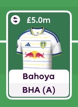 LUFCXtra's tweet photo. #FPL Players!

Our 2 deadline day signings have been added to FPL.

Bahoya - £5.0m Bard - £4.5m

Will you be putting either of them in your team?

#LUFC https://t.co/p2T48rl8wP