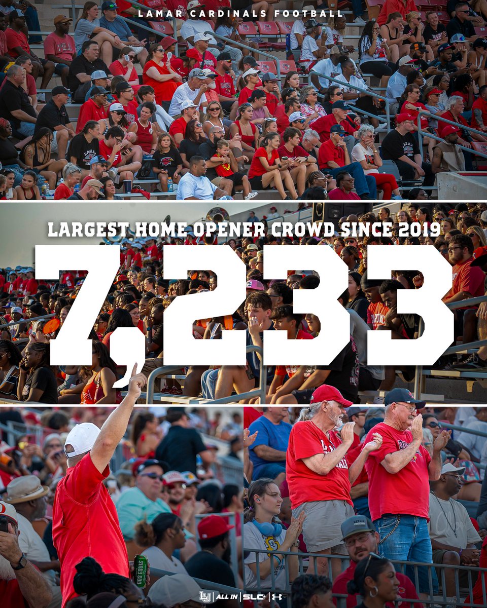 LamarFootball's tweet photo. Thank You Cardinal Fans‼️

This is only the beginning.

#ALLIN | #PeckEmCards https://t.co/N9rAZKAyjb