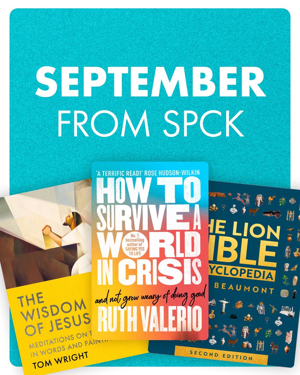 SPCKPublishing's tweet photo. ✨ New this month! ✨

Which one are you adding to your reading list? 📚

#SPCKNewReleases #ChristianBooks #FaithAndLife #BibleStudy @ruthvalerio @ntwrightonline https://t.co/tATmTTKvsm