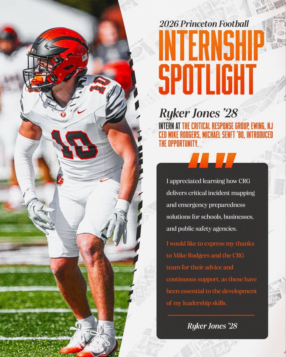 PrincetonFTBL's tweet photo. The blueprint for success starts here.
See how our defensive players kept busy this summer.
#The40 | #JUICE ๐๐ฅค https://t.co/NWUx1Et2nk