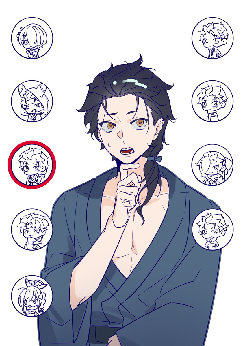 3yPUmXBxN375836's tweet photo. #リゼロ
#rezero
画的国内很热的（狼人杀之全预言家世代）的图片，在这边放一下
含各个if线 https://t.co/lNM1axmds9