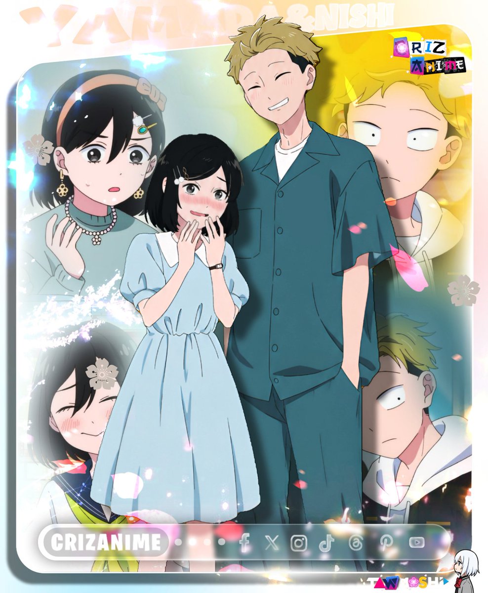 CRIZanime's tweet photo. La pareja de la temporada
Nishi y yamada 🌸
.
.
Ani | #SeihantainaKimitoBoku
#Criz #Goldenwaifu #anime #otaku https://t.co/2la7ry8Pyi