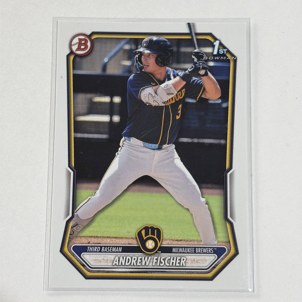 DJointPromotion's tweet photo. Andrew Fischer 2026 Bowman - Prospects 1st Bowman Card #BP-149 (RC) Milwaukee Brewers MLB Prospect https://t.co/NRyf7K3Bps #eBay #TheHobby
#BaseballCards https://t.co/Kl66DLPc6B