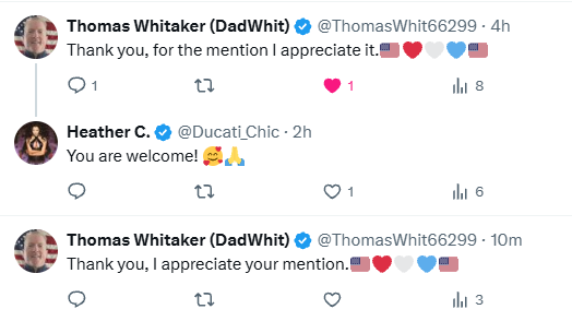 Ducati_Chic's tweet photo. @nikitabier @elonmusk @X 

There are WAYYYY too many hacked accounts.

This is one of them!

Screenshot to prove it. 

1. Most wouldn't have replied twice on my pinned tweet.
2. The message appears automated, like spam 'Thank you, I appreciate your mention.' with emoji's
3. People, not automations, matter. I can't seem to convey this enough!

I have no way of reporting this so that it is seen, other than 'spam'. Are there not enough people working at X to fix this???

People would figure this out. When a system is automated, it still requires oversight. ALWAYS!!! 

ThomasWhit66299