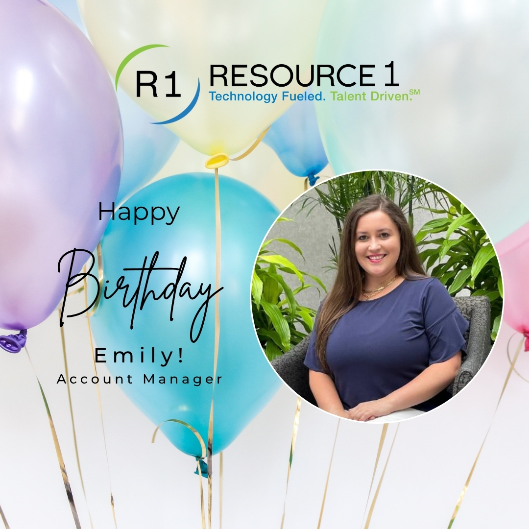 Resource1_R1's tweet photo. Happy birthday to Emily McCleery, Account Manager at @Resource1_R1.
Wishing you all the best today and throughout the year ahead!
#Resource1Team https://t.co/HjXNbuUXE4
