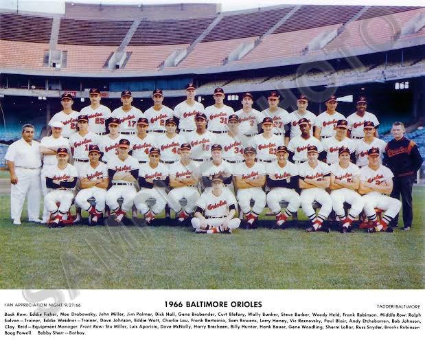 WalterMaselli1's tweet photo. Nice that they will honor this team. What started it all. Thank god Frank Robinson came to Baltimore https://t.co/oZj06BjOxI