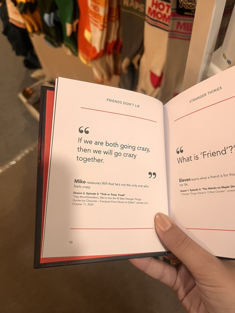 miwi__kiwi's tweet photo. found this stranger things quote book and this was the first one bye https://t.co/GFbcacN52X