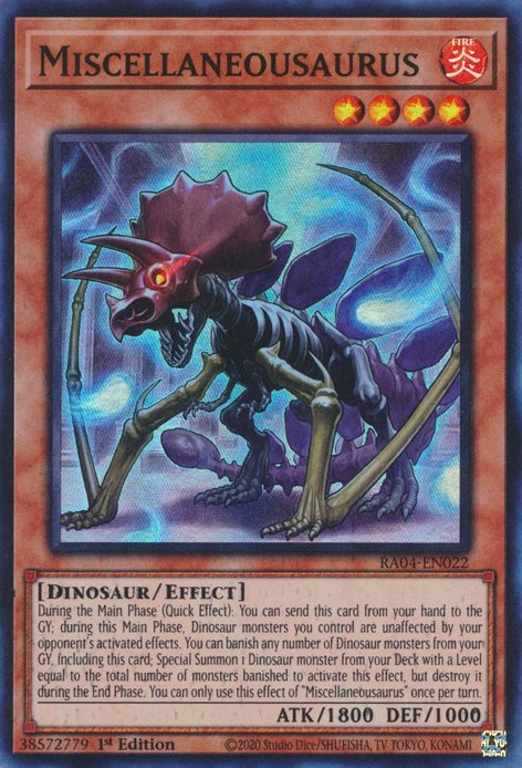 ARS0N0L's tweet photo. @MBTYuGiOh Misc to 3
Idk how it'll help, I just like dinosaurs https://t.co/4q7SgFg5l3