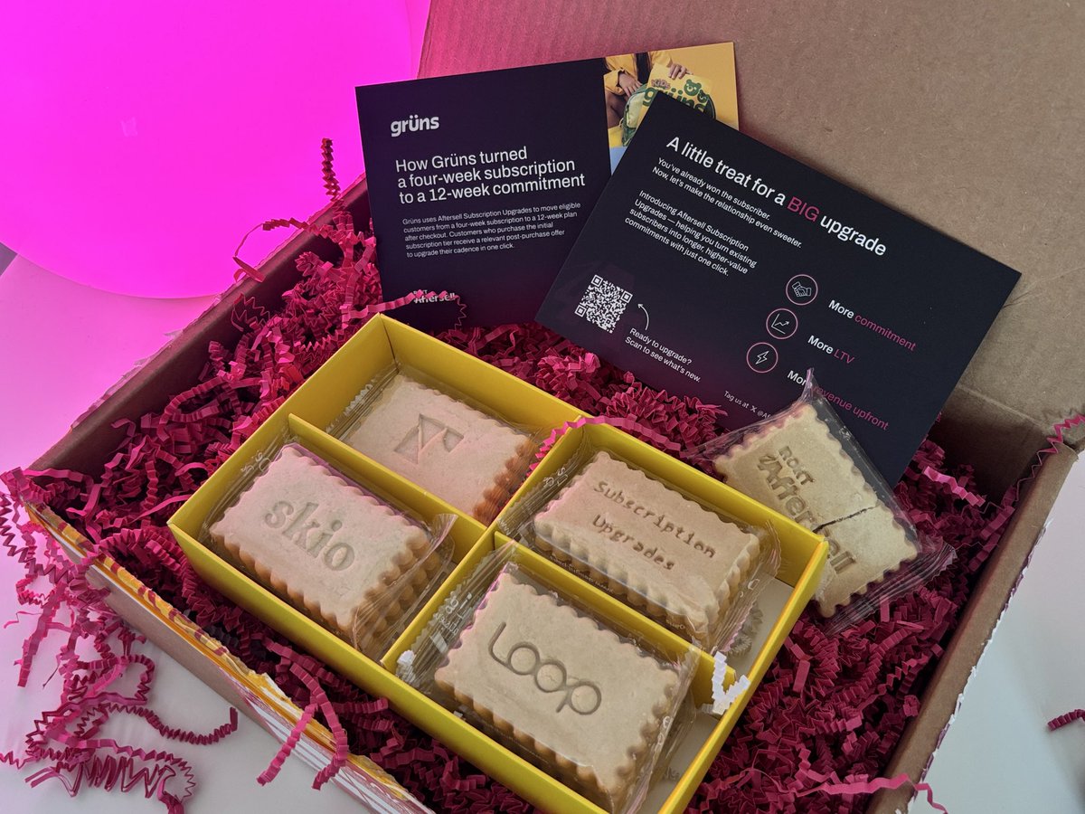 itsValOnline's tweet photo. DTC brands running subscriptions on @RechargePayment, @LoopEngine, or @SkioHQ just got another powerful lever to grow LTV

Turn monthly subscribers into quarterly subscribers right in PPU with Subscription Upgrades powered by @aftersell https://t.co/1xd5Rw6ri7