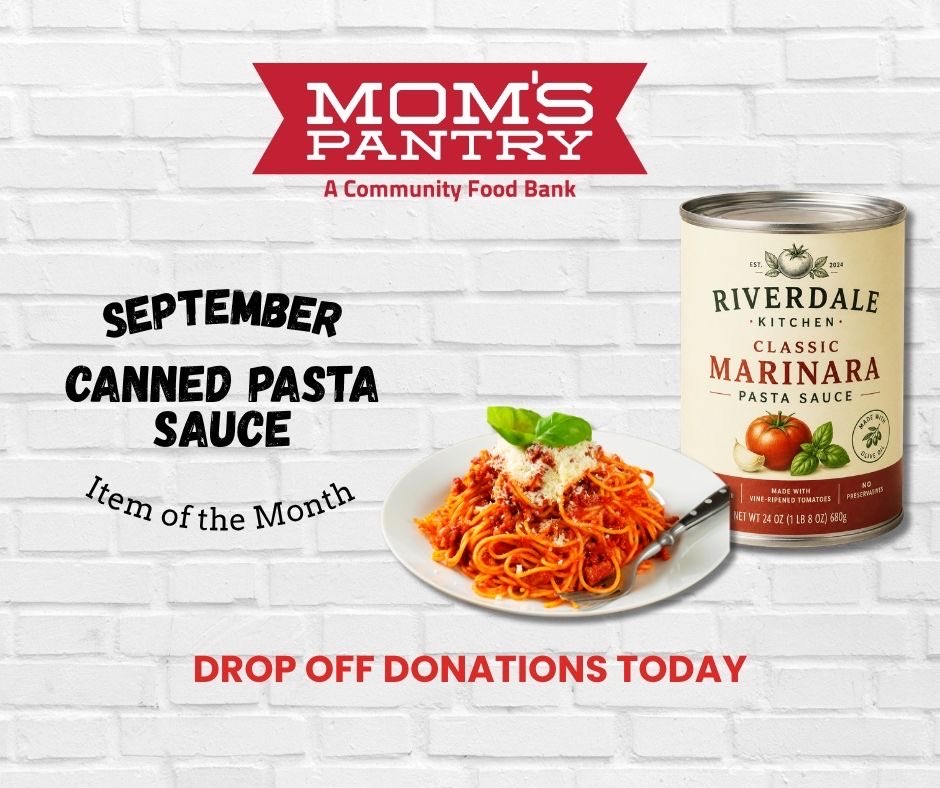 momspantryphx's tweet photo. Welcome September! The food of the month is pasta sauce! Best times to donate are Wed, Fri, Sat 9-1!
#foodofthemonth #giveback #AZTaxCredit https://t.co/KT2M7RISvD