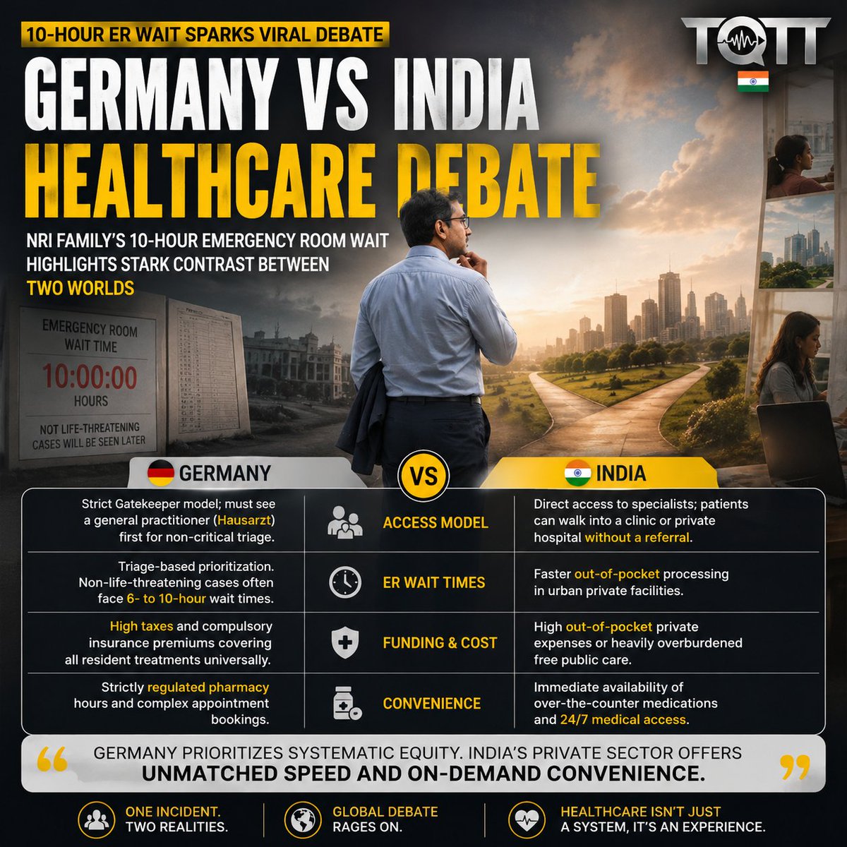 tott_ind_offl's tweet photo. #Germany #India #Healthcare #HealthcareSystem #MedicalNews #GermanyVsIndia #HealthcareDebate #ERWaitTimes #HealthPolicy #GlobalHealthcare #IndiaNews #TOTT https://t.co/uYU7Fux78M