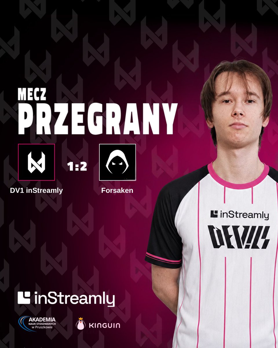 devils1gg's tweet photo. Przegrywamy z @_ForsakenGG_  wynikiem 1:2 w @RiftLegendsPL 

Play-offy jeszcze nie dla nas, ale walka trwa

Kolejna szansa już jutro - ponownie zmierzymy się z LODIS.

Do zobaczenia w czwartek. https://t.co/onDG7wzcwk