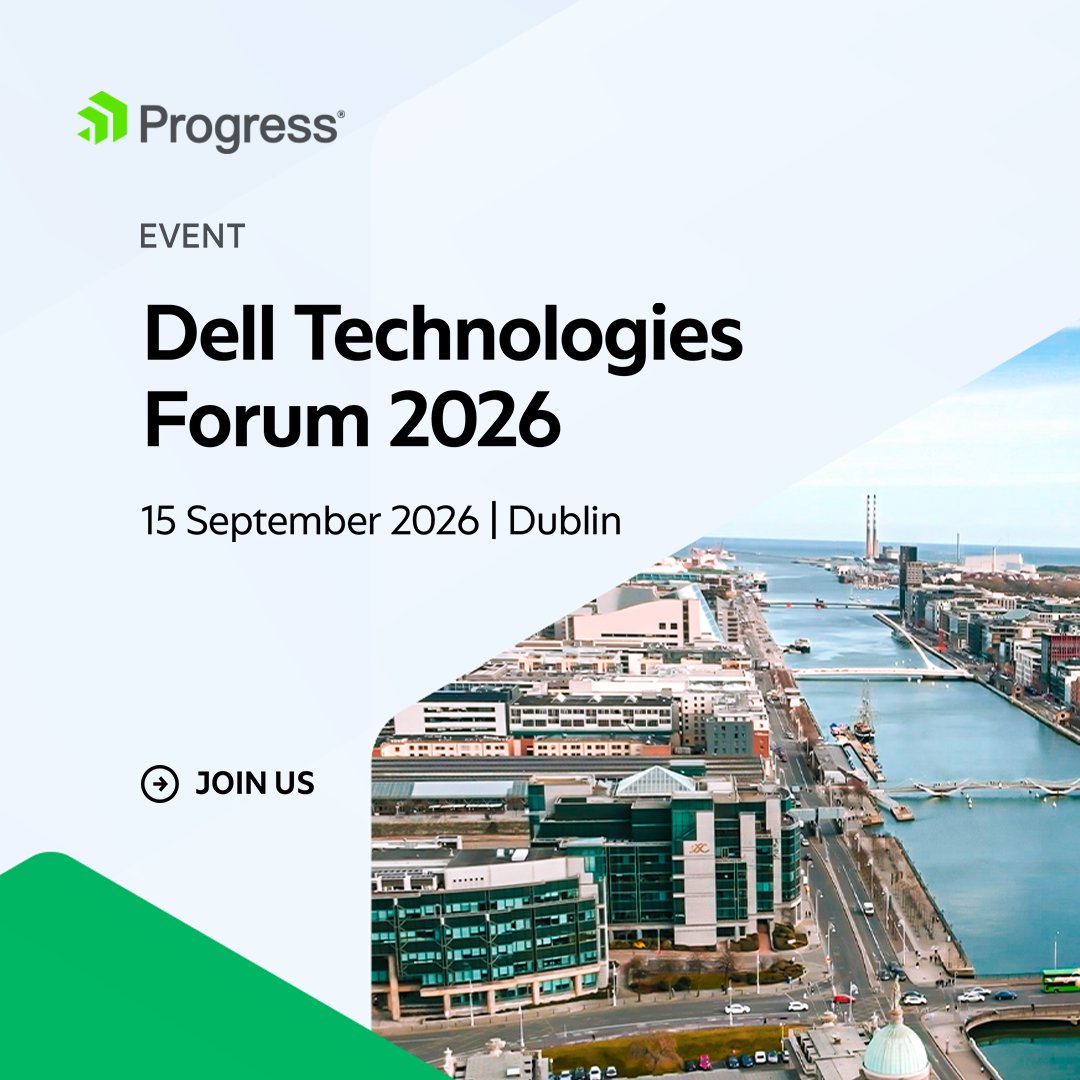 ProgressKempLM's tweet photo. Whether you're modernizing operations, improving resilience or preparing your environment for AI at scale, we'll show you how to move forward with confidence at Dell Technologies Forum in Dublin on September 15, 2026.
 
Register here 👉 https://t.co/4iVP8NTNjt https://t.co/AN9qKYI2i1