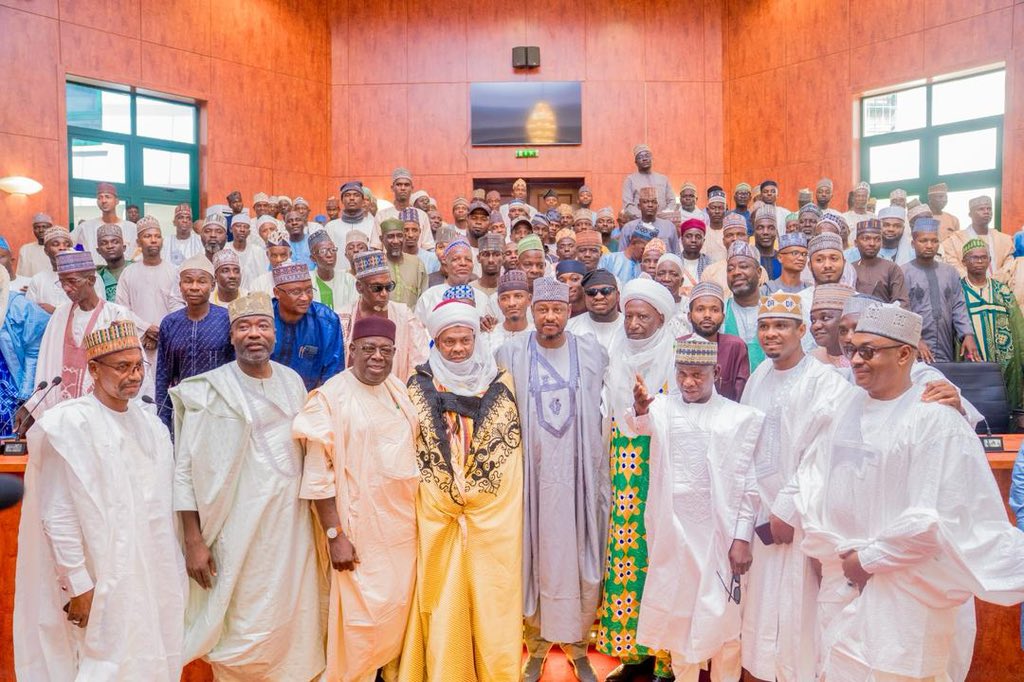 MSIngawa's tweet photo. Katsina Update: 

Katsina State Governor, Malam @dikko_radda earlier today, engaged Danja LG Stakeholders. 

Discussions centered around security, development and politics. 

During the engagement, Governor Radda, reaffirmed his administration’s commitment to upgrading Danja CHC into a standard General Hospital as that has been provided inthe 2027 Budget.