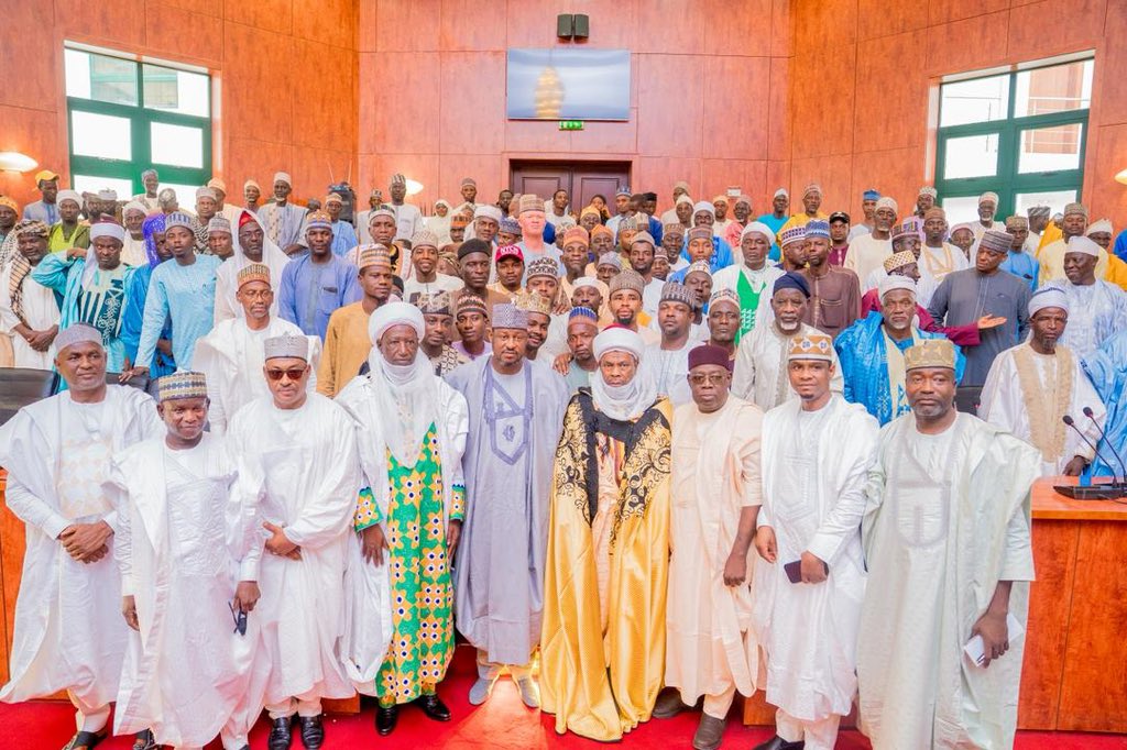 MSIngawa's tweet photo. Katsina Update: 

Katsina State Governor, Malam @dikko_radda earlier today, engaged Danja LG Stakeholders. 

Discussions centered around security, development and politics. 

During the engagement, Governor Radda, reaffirmed his administration’s commitment to upgrading Danja CHC into a standard General Hospital as that has been provided inthe 2027 Budget.
