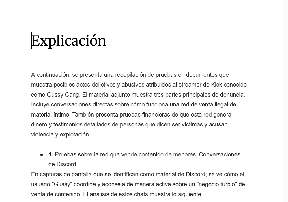 KronosHell's tweet photo. He estado actualizando el drive del caso @gussy_gang  y agregando explicaciones textuales dentro de varias carpetas, aun me faltan tres carpetas para ordenar la información, y agregar las explicaciones.
https://t.co/SMFamL6fFw https://t.co/2WeO2Iql4F