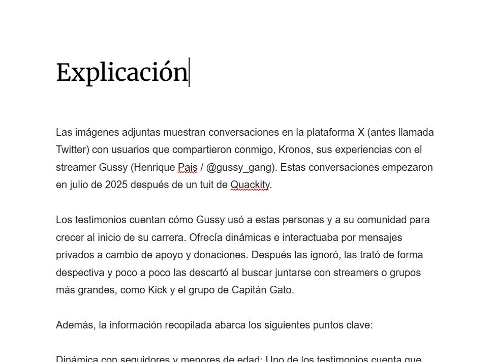 KronosHell's tweet photo. He estado actualizando el drive del caso @gussy_gang  y agregando explicaciones textuales dentro de varias carpetas, aun me faltan tres carpetas para ordenar la información, y agregar las explicaciones.
https://t.co/SMFamL6fFw https://t.co/2WeO2Iql4F