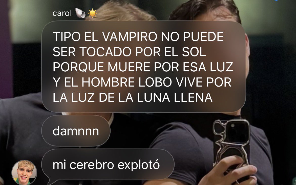 tinyburu's tweet photo. aporte #alebi de @caampsx Y DAMN VOY A BESARLE EL CEREBRO (me está haciendo llorar): a y g como un vampiro y un hombre lobo, o el hombre lobo q está enamorado de la luna, o doomed yaoi vampiro q no puede estar con el sol a pesar de que lo ama
#AlebiWeekDay3 #Alebiday #AlebiWeek https://t.co/KCOEP8l0r8