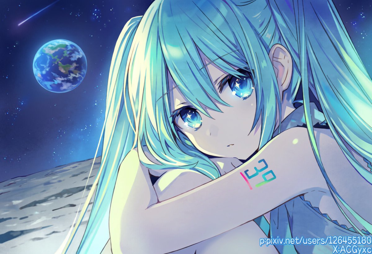 ACGyxc's tweet photo. The day before yesterday was Hatsune Miku's 19th anniversary/birthday, and I made some celebration illustrations — here's my gift!#初���未来 #miku #Miku #Miku19thAnniversary #初音ミク #初音ミクㅤㅤ生誕祭2026 （还有更多哦～） https://t.co/kd2ULO2Toz