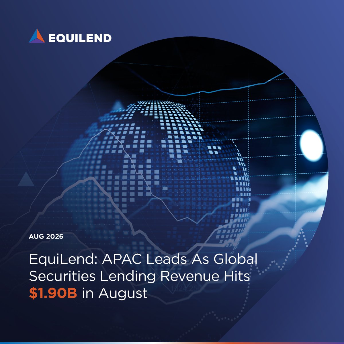 Equilend's tweet photo. APAC led global equity lending again in August.

EquiLend Data &amp; Insights reports global securities lending revenue reached $1.90B, up 25% YoY, as APAC equity revenue surged 116% YoY to $588M.

https://t.co/QivZzbheVf https://t.co/dXOOj9jJ8R