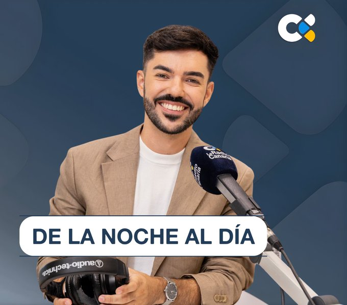 laradiocanaria's tweet photo. 🔵 Comienza #DeLaNocheAlDiaLRC, con @TomasGalvanM

🕡 6.30h
📡https://t.co/KZup01Ioja
@RTVCes
#LaRadioCanaria https://t.co/qBScro9KTw