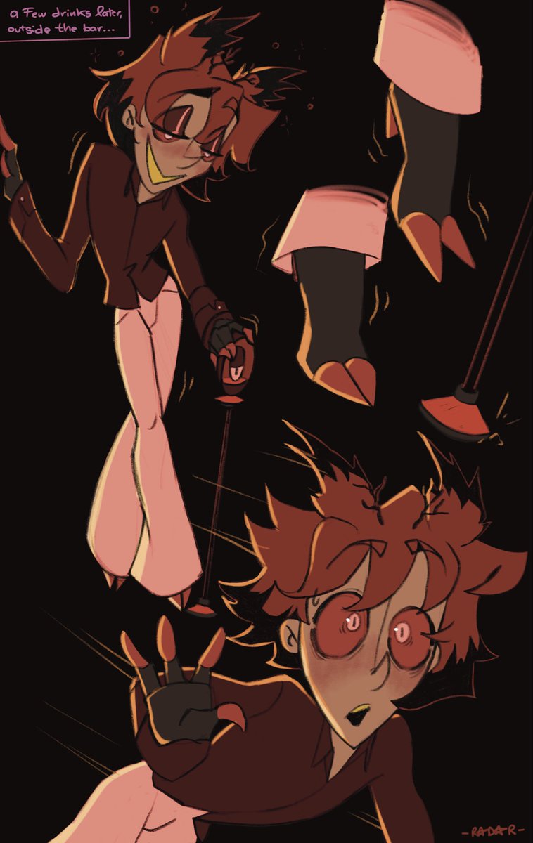 somatziam's tweet photo. “Goodbye Al” 
2/4(?) 

The suffering continues…
.
.
.
#radiostatic #murdermedia #voxal #vox #alastor #HazbinHotel #HazbinHotelfanart https://t.co/4aoHlOy1QA