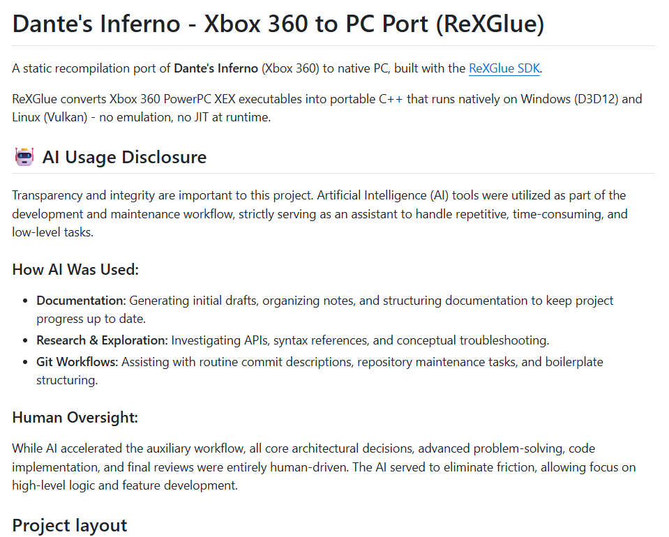 SrLinguicaVIVE's tweet photo. Dante's Inferno de XBOX 360 ganha uma versão nativa para PC, graças a recompilação estática via ReXGlue.

O game está totalmente funcional, rodando em configurações bem inferiores aos requisitos para emular XBOX 360. https://t.co/Y8xLz063dU