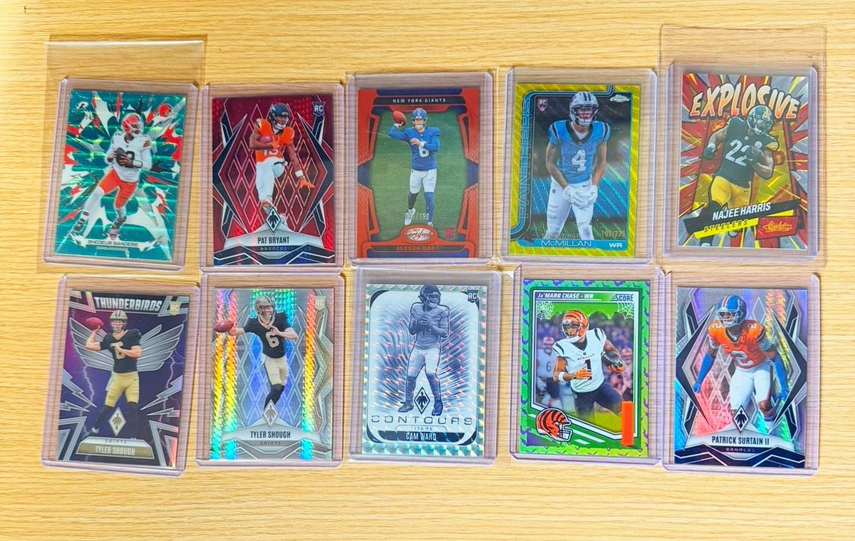 CarsonsCard's tweet photo. 30 Sports Card 🔥 15 Rookies + 5 Inserts + 1 AUTO! Guaranteed Hit! https://t.co/Kywkt8aTLF