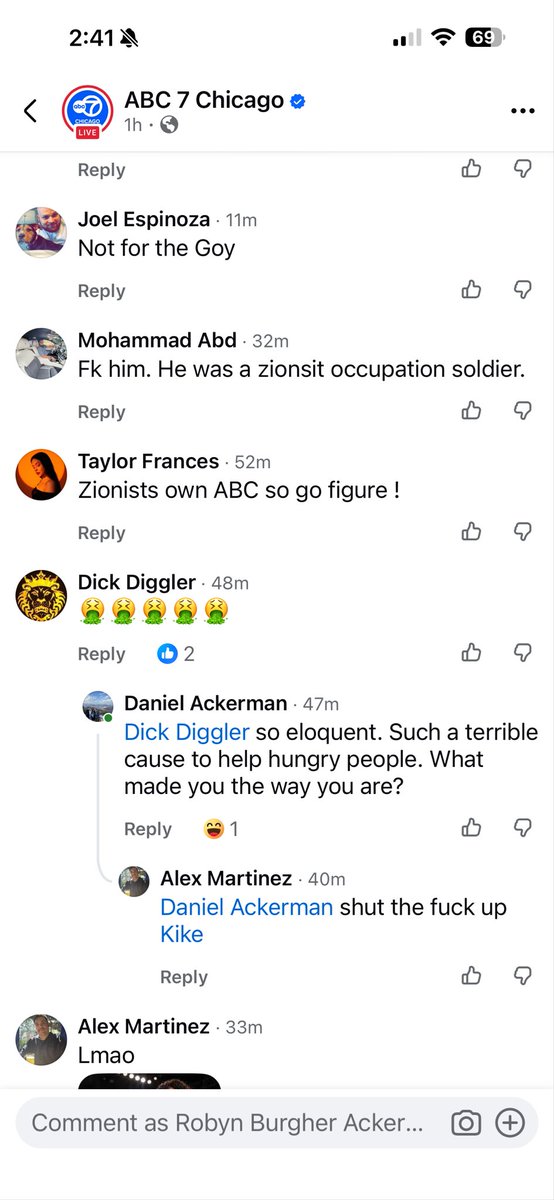 Rapba's tweet photo. Alex Martinez  who publicly identifies himself as an H&amp;R Block employee repeatedly used the antisemitic slur “k*ke” against a Jewish commenter and wrote that it was “a shame” he wasn’t there on Oct. 7.

@HRBlock, is this who you want representing your company? https://t.co/5X6OhgAABj