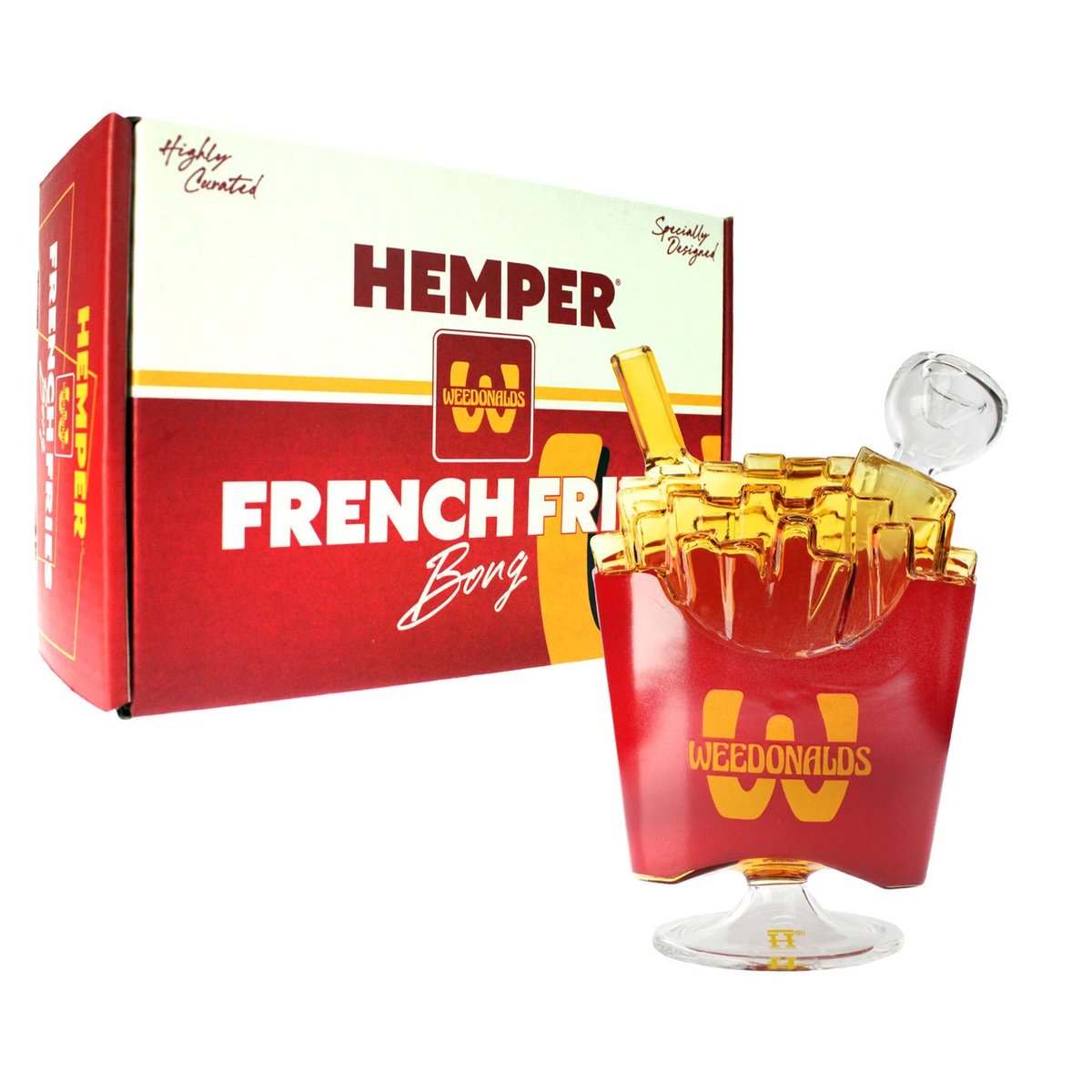 WaterbedsNstuff's tweet photo. Hemper French Fries Bong 5.7" | Novelty Glass Water Pipe https://t.co/QsOpGAzIhf #GameWeek #cannabis #cannabiscommunity #HarryPotter #Snape #Godzilla #Buckeyes #Raiders #OhioState https://t.co/lVy3d5gmBa