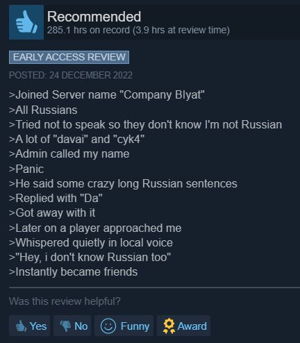 OddSteamReviews's tweet photo. Arma Reforger https://t.co/T6qvAbcFK6