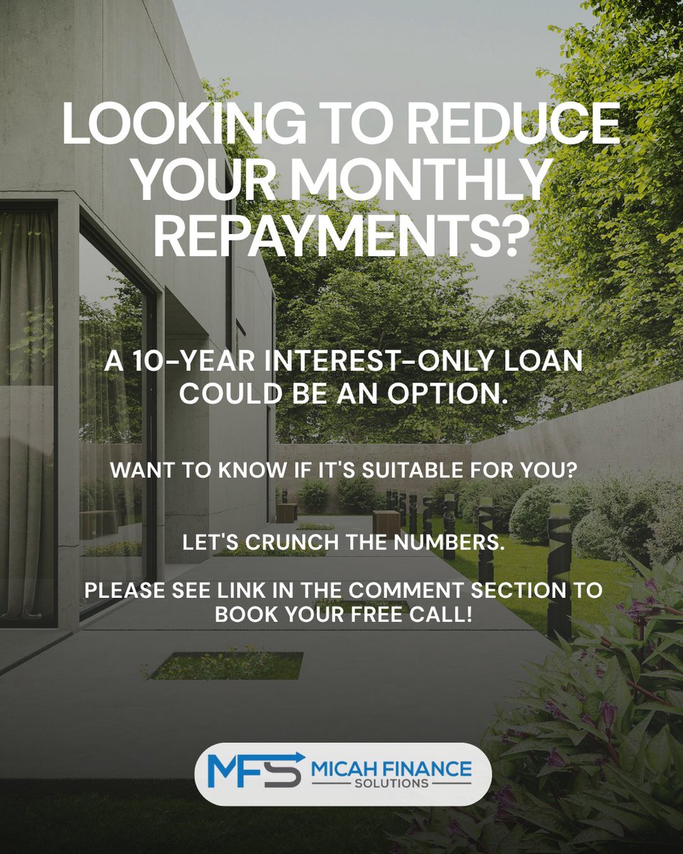 ereurts's tweet photo. Could you reduce your monthly home loan repayments? 🏡

A 10-year interest-only loan may be one option worth exploring.

💭 Would an interest-only loan make sense for you?

Let’s crunch the numbers and find out. Book a free call today. https://t.co/ry31qxEyob