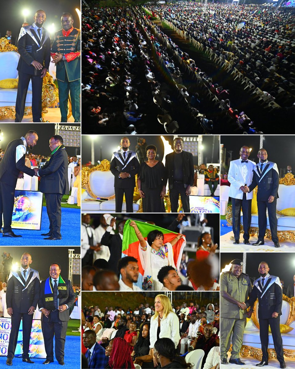 ProphetVicentM's tweet photo. 🔥 WHAT A GLORIOUS HONOR CEREMONY! 🔥

What a day! What a sound! What an expression of HONOR! 👑

We were graced by people from all tribes, tongues and nations—ambassadors, representatives, men and women of God from different denominations, celebrities, society icons, and Remnants from across the nations.

The worship was extraordinary! 🎶
From the Zoe Melodies, to the Habesha Choir of Eritreans and Ethiopians, worshippers from Kenya, Western and Eastern Uganda, the Ebenezer City Church Choir from the heart of Bunyoro, and choirs from churches across the Central Region—one mighty sound rose unto the Lord!

🌍 The nations showed up!
Ethiopia and Tanzania were represented by their ambassadors, while many other nations sent delegates and representatives. Uganda was represented by Hon. Balaam Barugahare, alongside leaders and distinguished personalities from across society.

And at the heart of it all was one resounding message:

👑 HONOR!

Thank you to everyone who showed up, served, worshipped, celebrated, and added their voice to this historic gathering.

God bless you all!
May your lives never be the same again.

Prophet Elvis Mbonye

#ProphetElvisMbonye