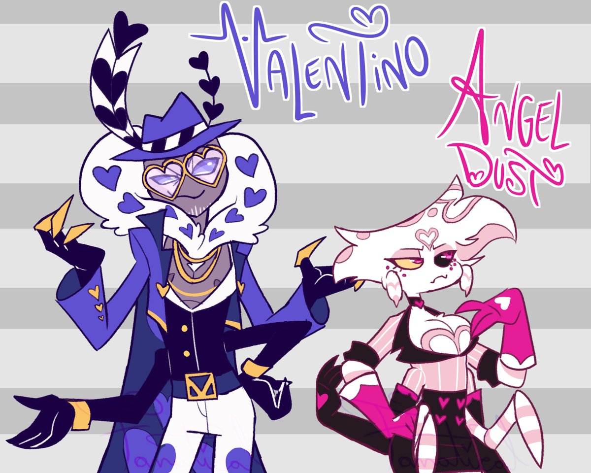 Fanatical4tweet's tweet photo. @abubleble_1 Meus redesign de Hazbin hotel https://t.co/9geJsdRtg6