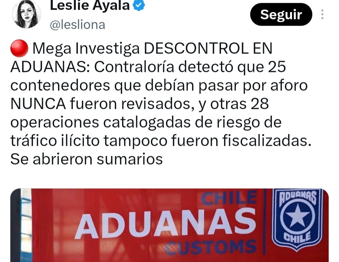 ___Pachi__'s tweet photo. Ahora entinden el por qué Aduanas rechazó la propuesta del presidente kast de dejar que la PDI y Carabineros esten en Aduanas. https://t.co/6l7OCpIALv