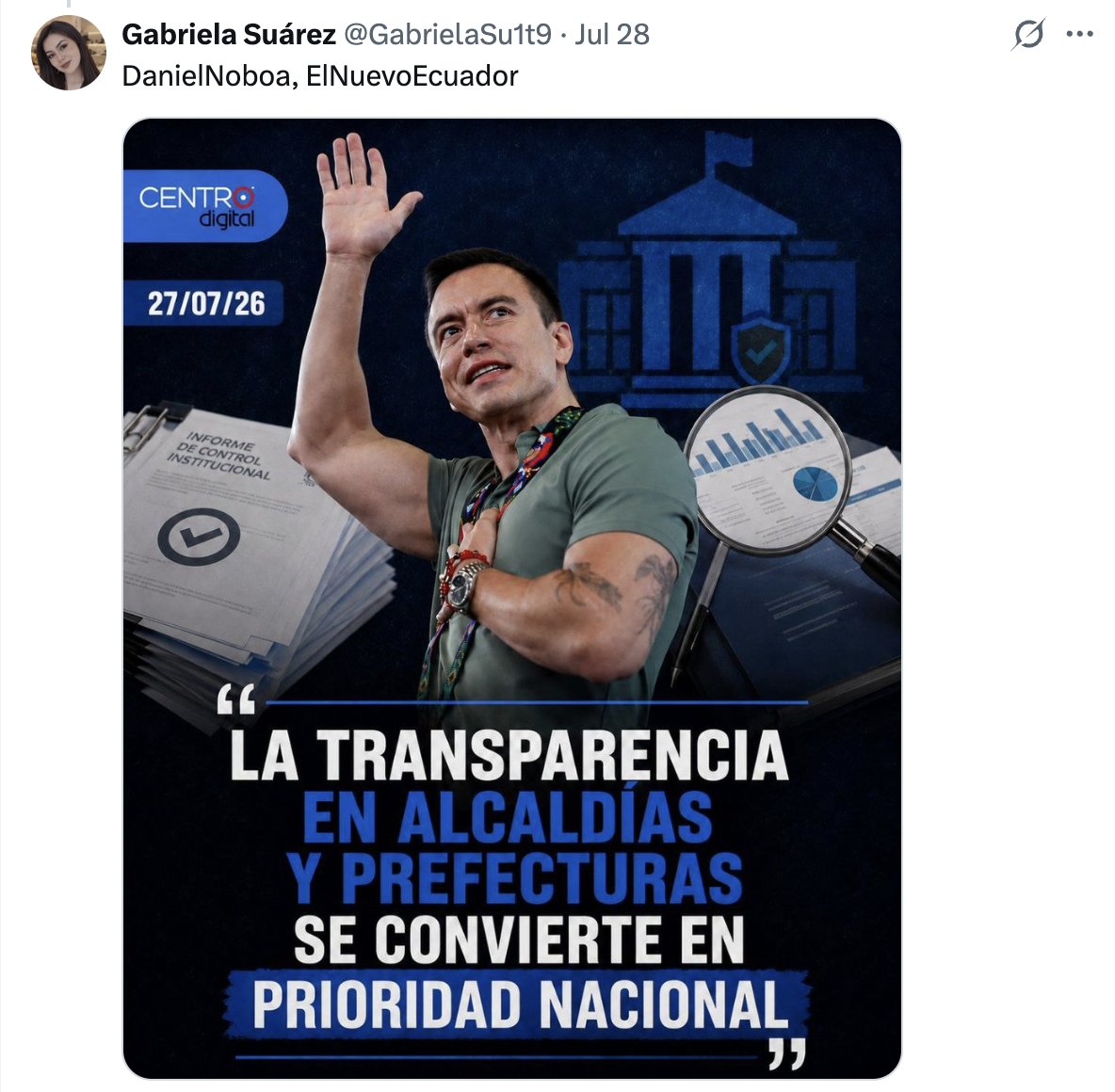 rokoto1982's tweet photo. Oye @WilsonMerinoR vas a negar que te apoya Noboa? el mismo troll center q apoya a noboa te apoya a ti... por el momento ya voy 20 cuentas identificadas! https://t.co/lYnclpP3YN