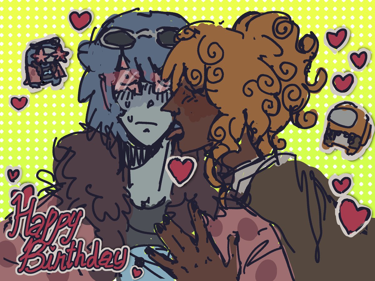 Bacenbaken's tweet photo. A present for my friend's birthday <3 #art #amongus https://t.co/Grn3OA87jM