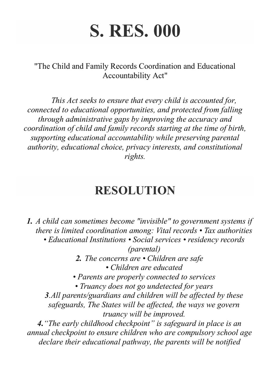 AV3Mr804's tweet photo. @MelGibsonstory When Children Become Administratively Invisible
Potential challenges:
• Unreported moves
• Missed educational enrollment
• Incomplete records across agencies
• Delayed intervention when support is needed

The concerns are
• Children are safe
• Children are educated https://t.co/v7g5Yahluo