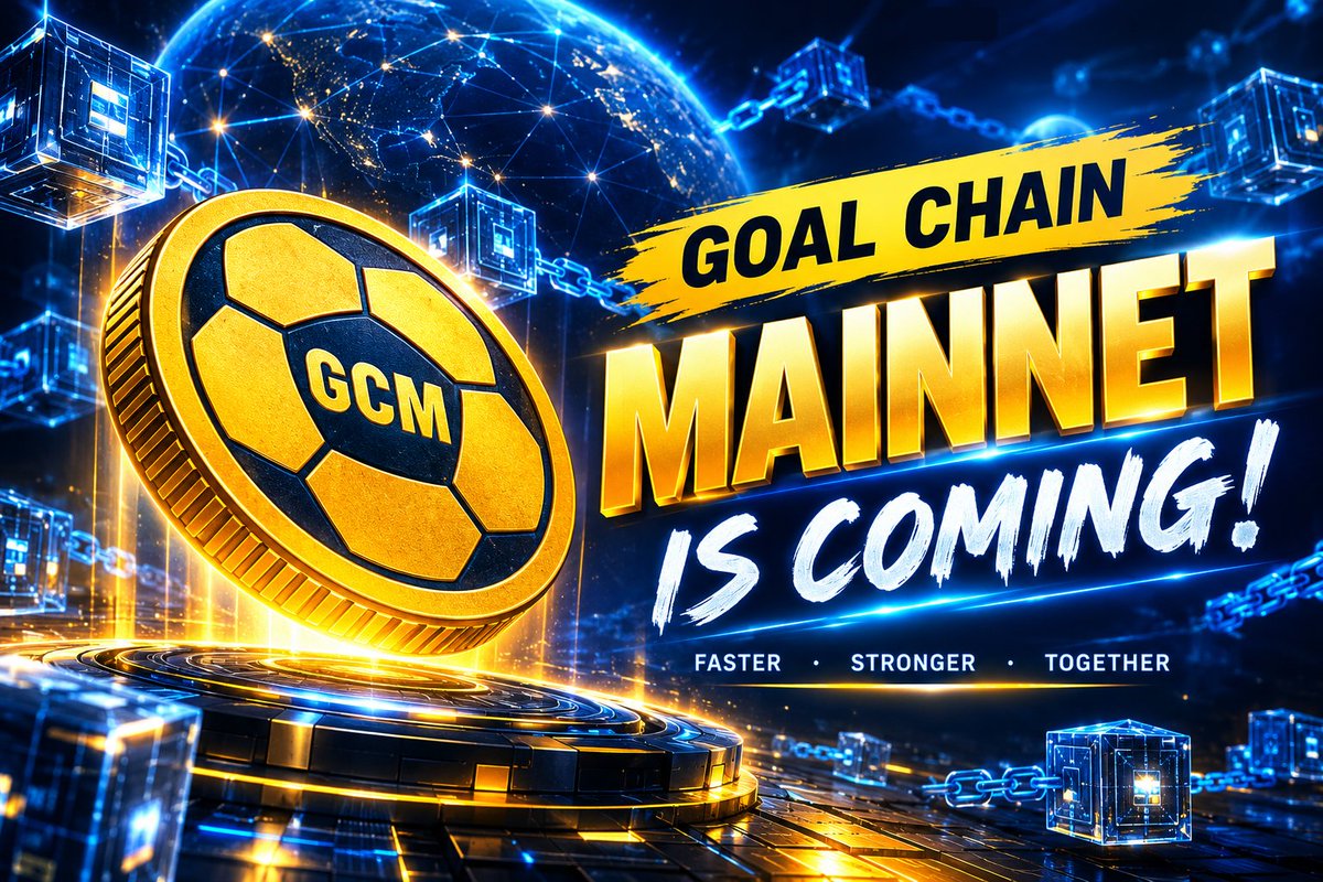 GCMcoin's tweet photo. 🚀 Goal Chain Is Preparing for Mainnet!

While we continue approving Early KYC applications, we’re also working on the final technical preparations for Mainnet. 🔐🌐

⚽ GCM Mining
🔐 KYC
🌐 Mainnet
🤝 P2P GCM Trading
🏟️ Football Farm
🎮 Goal Chain Manager

All of these are part of the same ecosystem.

🔥 As we get closer to Mainnet, more features of Goal Chain will become active.
Keep mining GCM, invite your friends, and be part of the ecosystem.
The next chapter is coming. 🚀

#GoalChain #GCM #Mainnet #KYC #P2P #GCMToken #Blockchain #Crypto #Web3 #Mining #GameF