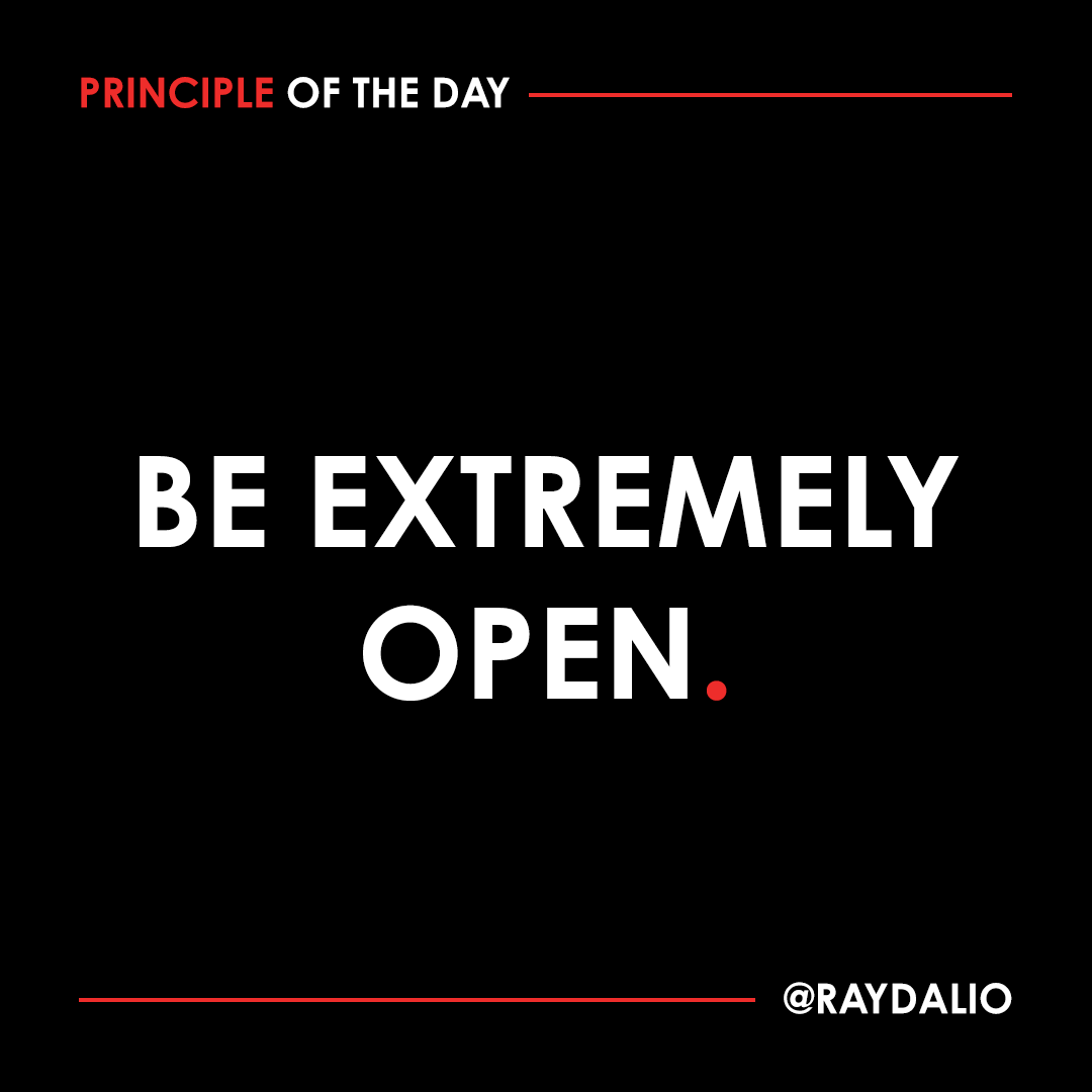 RayDalio's tweet photo. Discuss your issues until you are in sync with each other or until you understand each other's positions and can determine what should be done. As someone I worked with once explained, "It's simple--just don't filter." #principleoftheday https://t.co/yOPzCrhozy