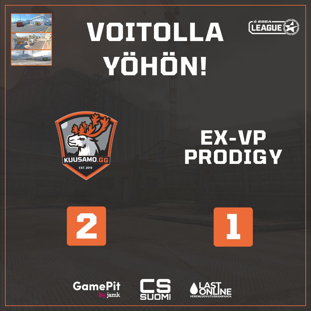 KUUSAMOgg's tweet photo. Kaikki otti servulla tänään roolia ja pisti itänaapurit nippuun.

Lauantaina jatketaan!

#KUUSAMOgg #esportsfi #cs2fi https://t.co/lBv7qVRzPJ