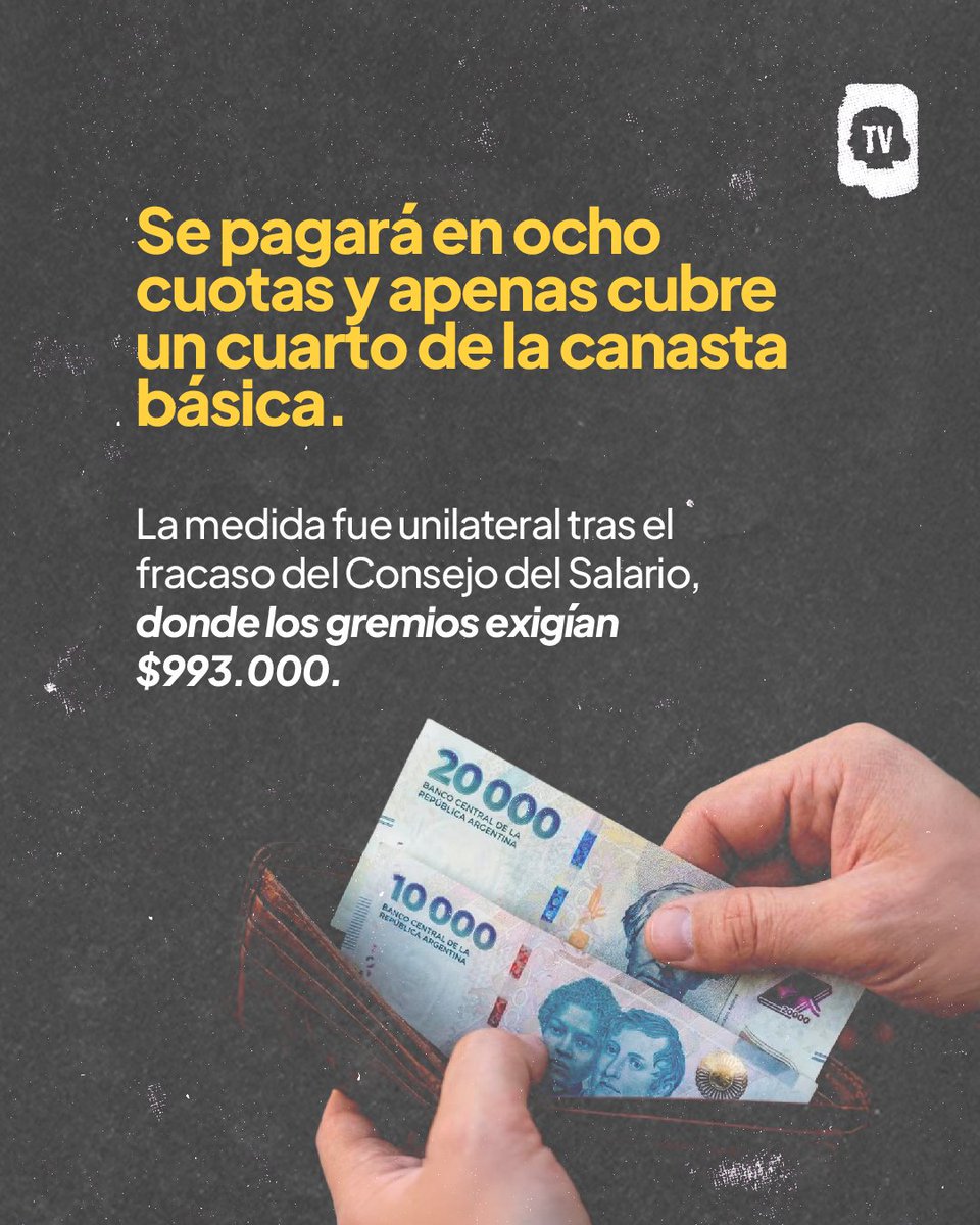 evaenvivo's tweet photo. A ver qué está haciendo el gobierno de Milei por los trabajadores... https://t.co/yRoXLXSNpx