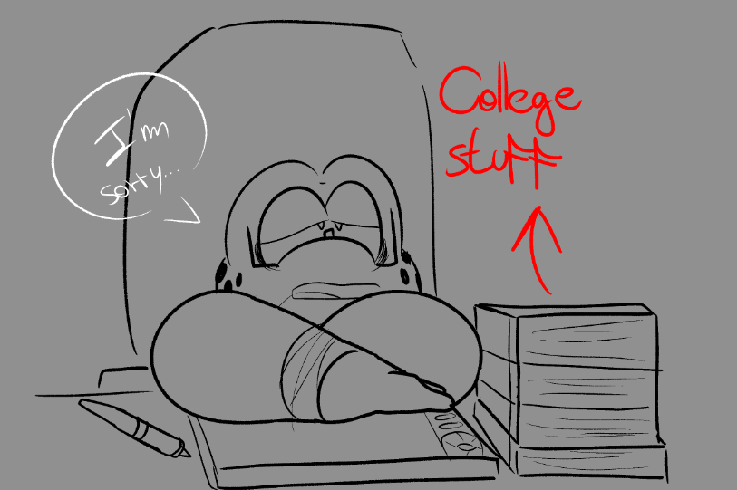 stickyfroggh's tweet photo. Hi, it's me Slyde
I'm here to warn all of my customers who paid me to draw for you: I'm truly sorry for making you wait that long, I've been completely overwhelmed with so many stuff that I can't focus on drawing. I do promise to give updates whenever I can, I just need energy. https://t.co/8hf3EGbr4l