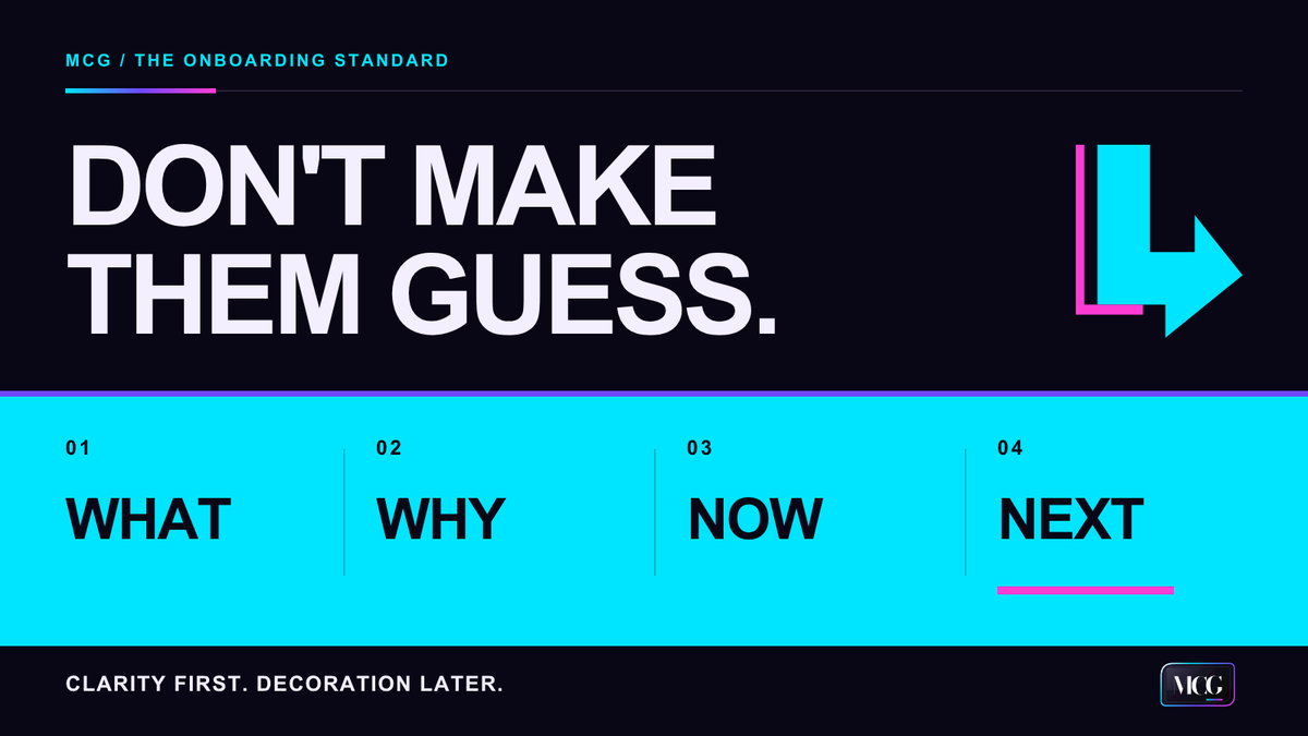 MyCryptoGuruHQ's tweet photo. A new member should understand four things quickly: what the project is, why it matters, what is happening now and what useful action they can take next. That is onboarding. Everything else is decoration. https://t.co/ZyhteVWiEG
