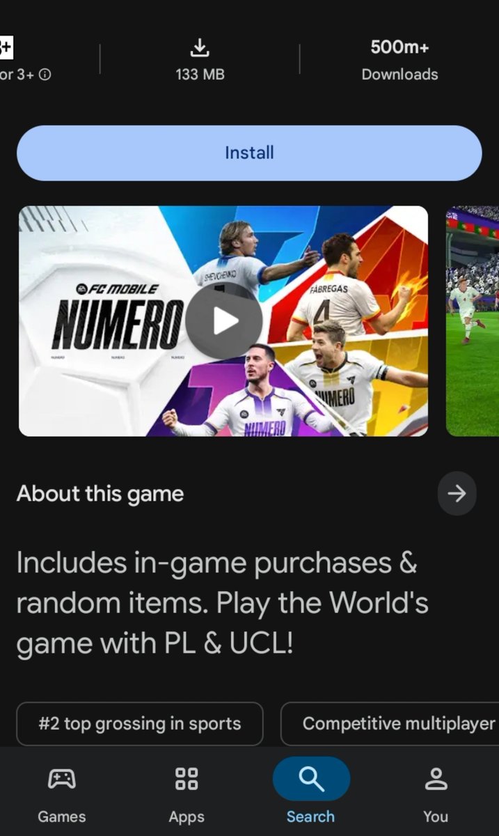 Micade001's tweet photo. @johnwzt007 @SimonVictory @joga_efb U dey mind dem

Aside gameplay nothing efootball use dey ahead of fcmobile 
Event, sponsorship, download, fanbase and social media impressions https://t.co/I2jNMjecwv