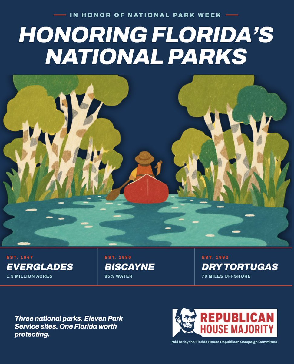 FHRCC26's tweet photo. With National Park Week ending just three days ago, FHRCC remains dedicated to maintaining a clean environment, water, and beaches for all Floridians to enjoy. https://t.co/JWNEJ11u66