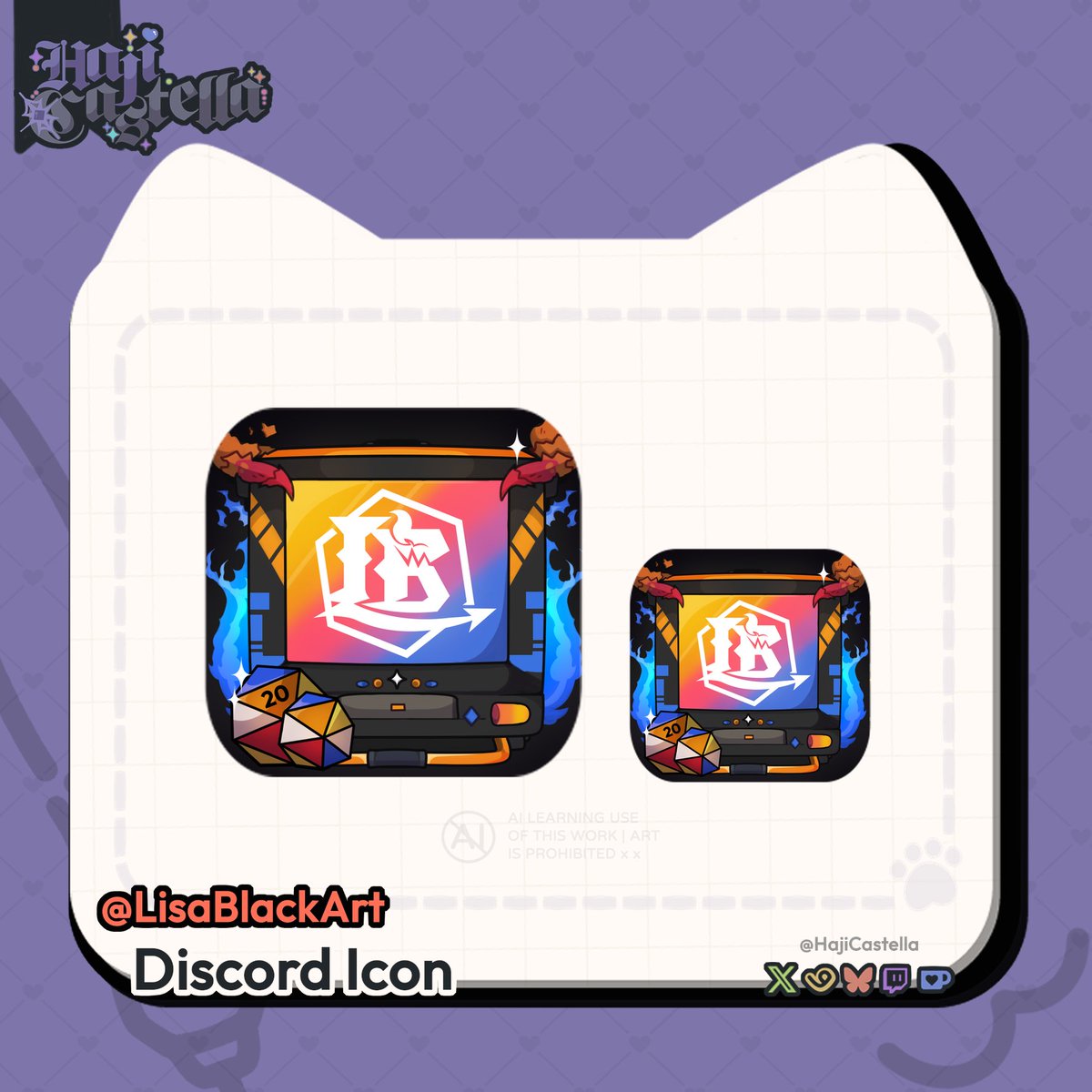 hajicastella's tweet photo. •Icon discord server for @/LisaBlackArt

Thank u for trust in my worku ( ´ ▽ ` )✧.*

#vgencomm ┊ #pfp ┊ #icon https://t.co/P1EL6sxp0B